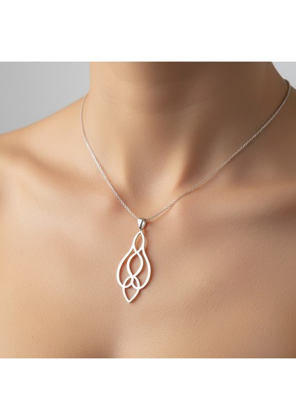 925 Ayar gümüş kolye sonsuzluk SM3770 fiyatları