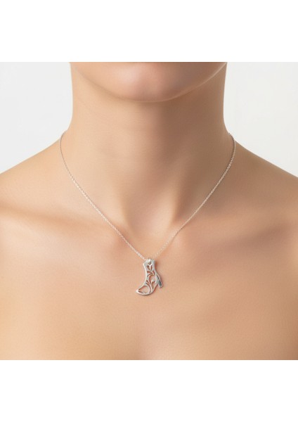 925 Ayar gümüş kolye bot SM4365 modelleri
