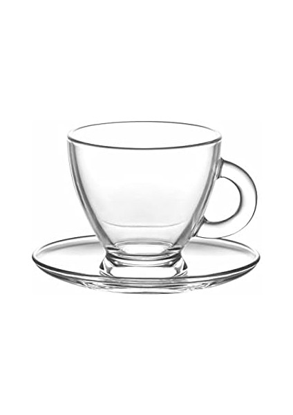 Fincan 12 Pc Şeffaf Base De Thé/café- Her Biri -Set Cadeau Vaisselle 95 ml fiyatları