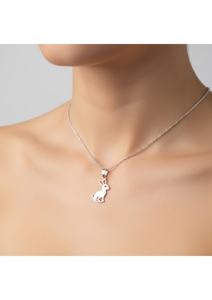 925 Ayar gümüş kolye tavşan SM4074 fiyatları