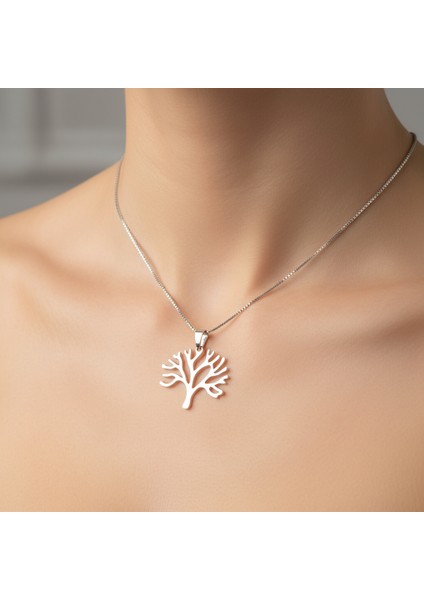 925 Ayar gümüş kolye mercan SM4187 fiyatları