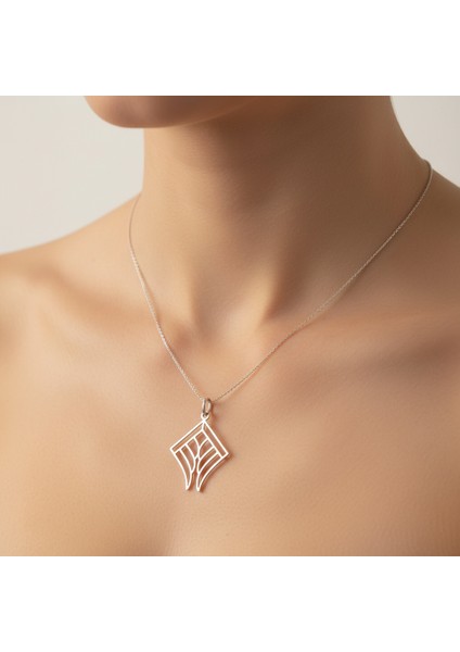 925 Ayar gümüş kolye melek kanadı SM6393 fırsatları