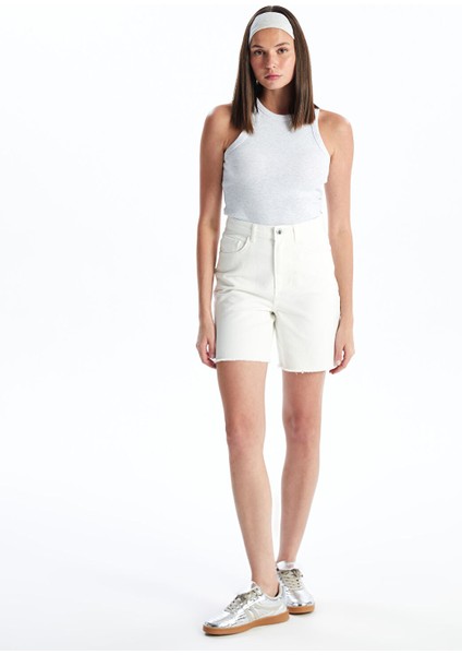 Yeni Sezon Bermuda Fit Kadın Jean Şort fiyatları