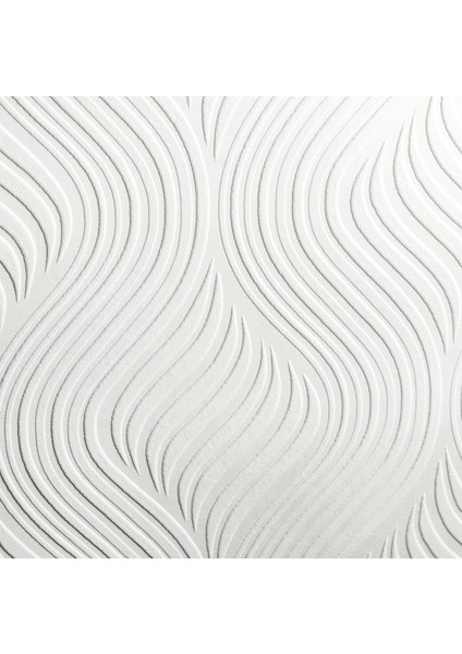 & Brown Duvar Kağıdı 10-014, Boyanabilir, Saf, Geometrik, Beyaz