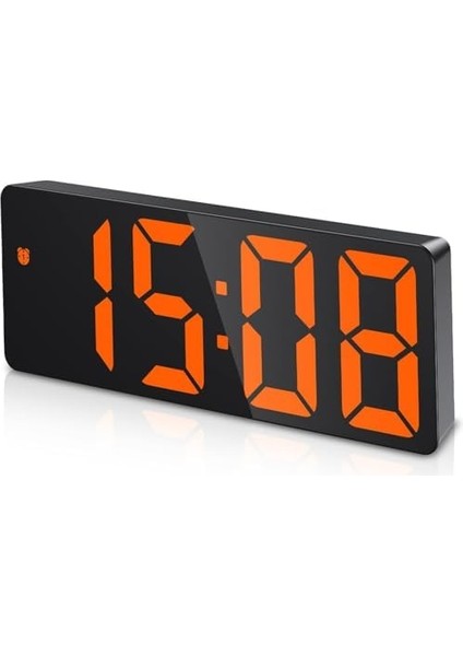 LED Masa Saati Termometre Alarm Takvimli Mod Ayarlı (Turuncu) modelleri