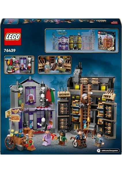 Potter Ollivanders ve Madam Malkin'in Cübbe Dükkanı 76439-8 Yaş ve Üzeri Çocuklar Için Diagon Yolu Oyuncak Mağazası Modeli Yapım Seti (744 Parça) fiyatları