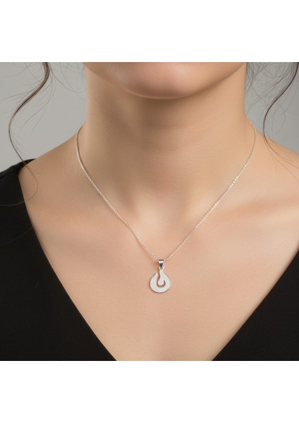 925 Ayar gümüş kolye Ateş alevi SM6906 fırsatları