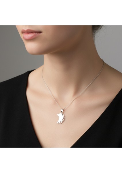 925 Ayar gümüş kolye kirpi SM7129 fırsatları