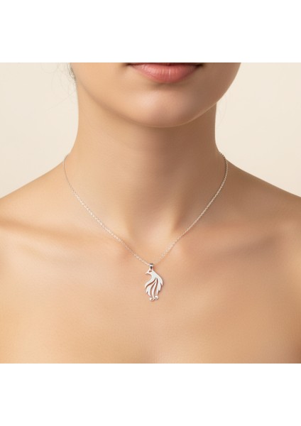 925 Ayar gümüş kolye anka kuşu SM4868 modelleri