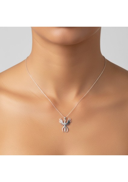 925 Ayar gümüş kolye anka kuşu SM4860 modelleri