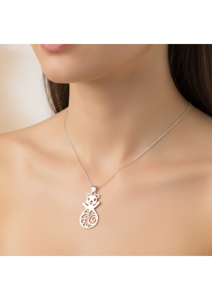 925 Ayar gümüş kolye sincap SM4970 modelleri