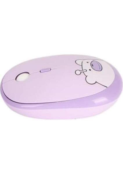 Geezer Kablosuz Mouse Mouse Renkli Ayıcık Tasarım Kablosuz Sessiz Bilgisayar Notebook Laptop Için Fare Pilli Mouse USB Receiver Tak Çalıştır M2 Açık Mavi Renk (Açık Mavi) modelleri