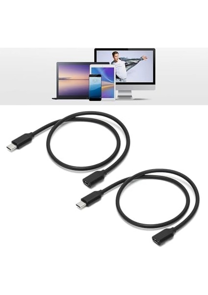 Type-C Uzatma Kablo 1metre Type-C Erkek - Dişi Uzatma Kablosu Pd Güç Konektörü Uzatma Kablosu Tip C Uzatma Kablo ZR73 (Type-C, Adet, 1) modelleri