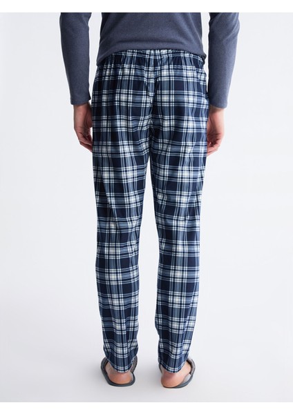 Yeni Sezon Standart Kalıp Ekose Erkek Pijama Alt fırsatları