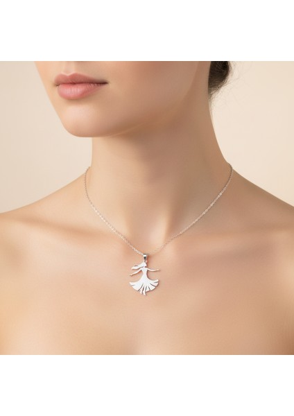 925 Ayar gümüş kolye dans SM5365 modelleri