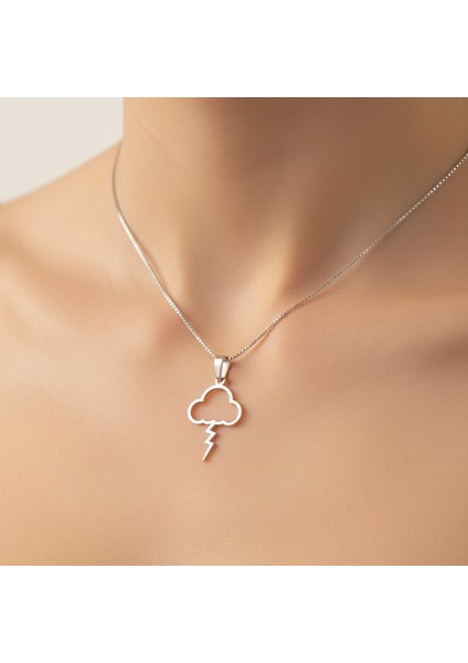 925 Ayar gümüş kolye bulut SM5906 fırsatları