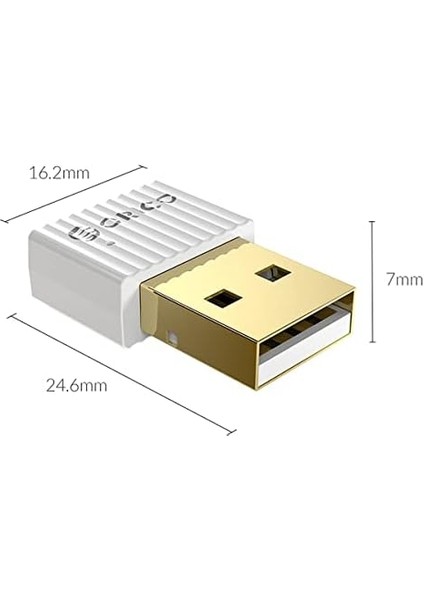 Bluetooth 5.0 Adaptör Usb-A Beyaz - Küçük - Hızlı - 20 Metre modelleri