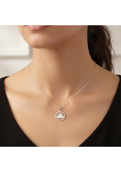 925 Ayar gümüş kolye bulut SM5939 fırsatları