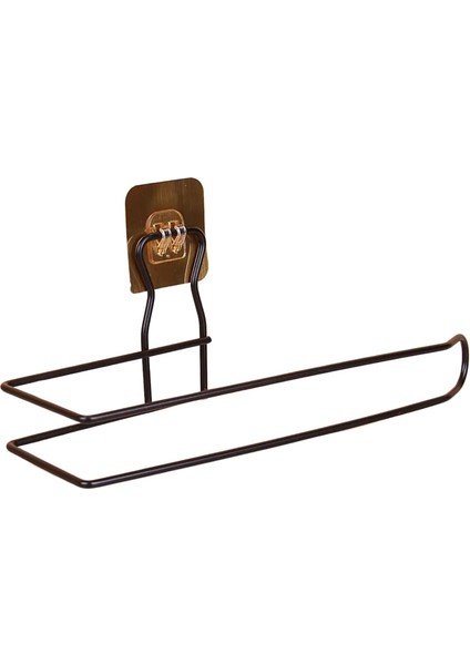 Havluluk - Paslanmaz Çelik Siyah Kaplama, Lavabo ve Mutfak Kullanımına Uygun, Duvar Veya Tezgah Montajlı Havlu Tutacağı