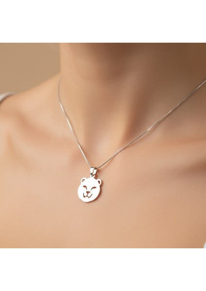 925 Ayar gümüş kolye Aslan SM7342 fırsatları