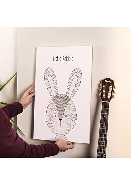 Rabbit | Tavşan Tasarımlı Bebek Odasına Kanvas fiyatları