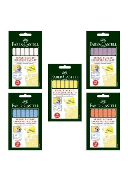 Tack It 50 gr Yapıştırıcı, Sökülebilir ve Yeniden Kullanılabilir Yapıştırıcı (Çok Renkli, Asorti) modelleri