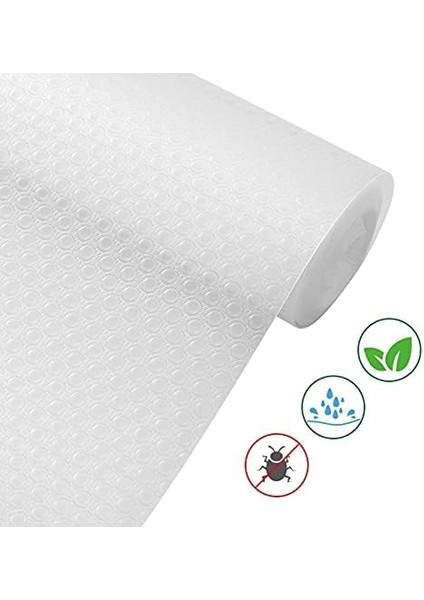 (45CM x 10METRE) Şeffaf Kaymaz Dolap Içi Çekmece Raf Örtüsü Çekmece Astarı Raf Astarı fiyatları
