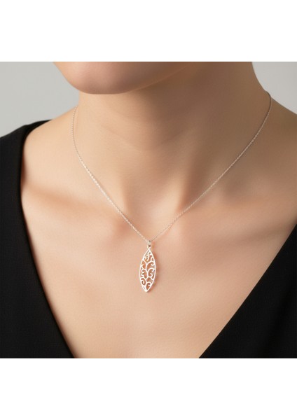 925 Ayar gümüş kolye mercan SM6573 fırsatları