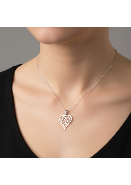 925 Ayar gümüş kolye mercan SM6565 fırsatları