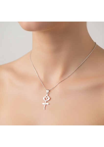 925 Ayar gümüş kolye çiçek SM6928 fırsatları