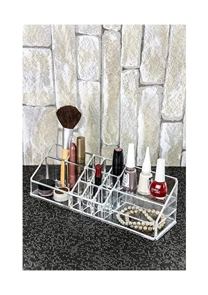 Mukko Home Akrilik Kozmetik Makyaj Düzenleyici Organizer 22 cm