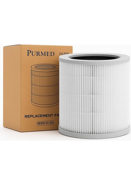 Smart Air Purifier 4 Compact Uyumlu Filtre | Yüksek Verimli Yedek Filtre | Pm2.5, Polen, Toz ve Alerjen Giderici | 4 Compact Filter