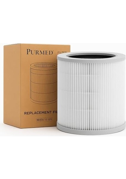 Smart Air Purifier 4 Compact Uyumlu Filtre | Yüksek Verimli Yedek Filtre | Pm2.5, Polen, Toz ve Alerjen Giderici | 4 Compact Filter modelleri