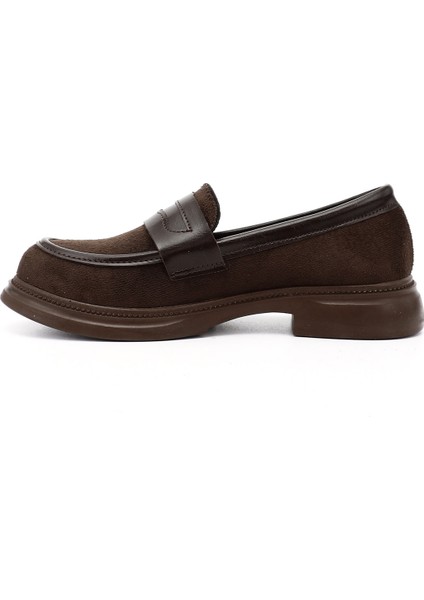 Kadın Kahve Nubuk DDZA83935790 Loafer Ayakkabı fırsatları