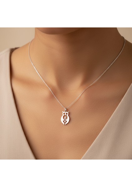 925 Ayar gümüş kolye baykuş SM7709 fırsatları