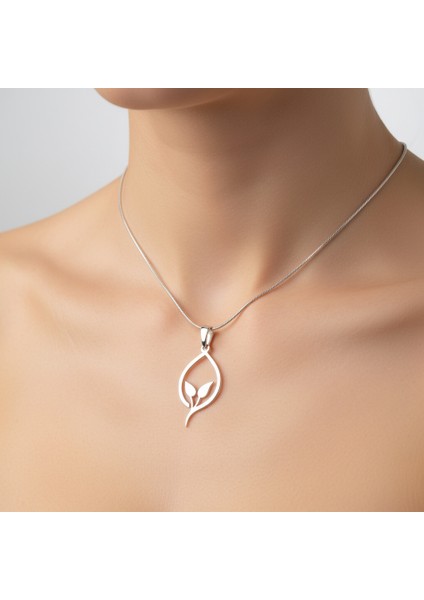 925 Ayar gümüş kolye minimalist tasarımlar SM8983 fırsatları