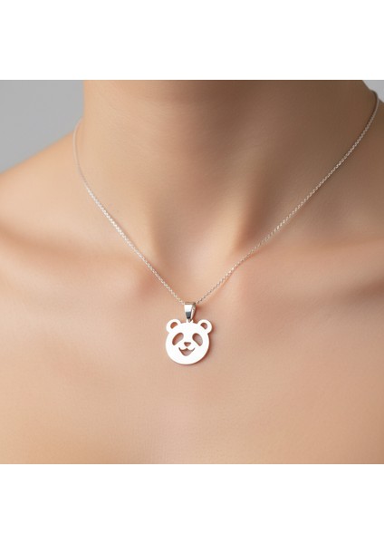 925 Ayar gümüş kolye panda SM7734 fırsatları