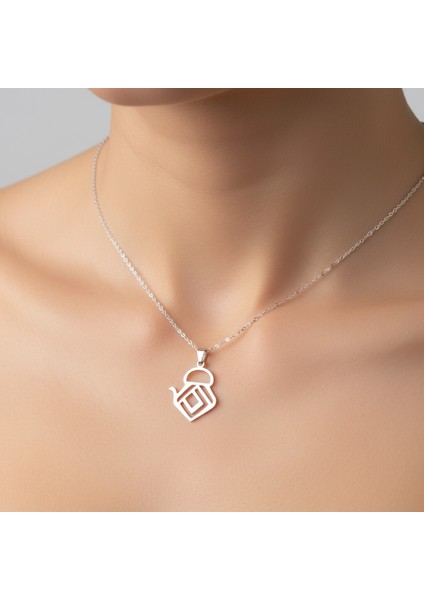 925 Ayar gümüş kolye Çaydanlık SM9110 fırsatları