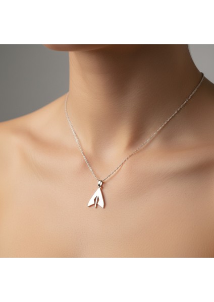 925 Ayar gümüş kolye kağıt uçak SM7764 fırsatları