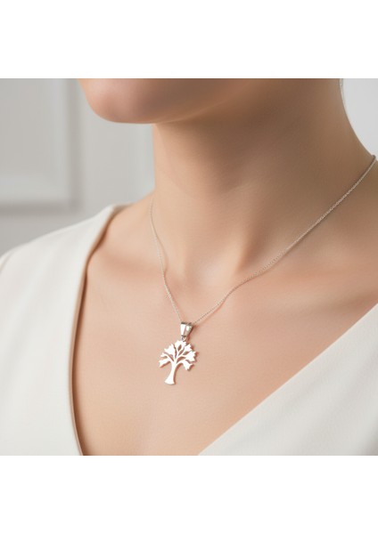 925 Ayar gümüş kolye meşe SM7650 fırsatları