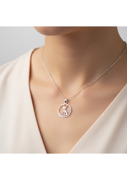 925 Ayar gümüş kolye kanguru SM7221 fırsatları