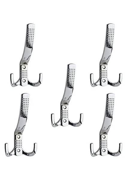 5 Adet Noktalı Vestiyer Dolap Mobilya Kapak Askısı Krom Askı 14 cm fiyatları