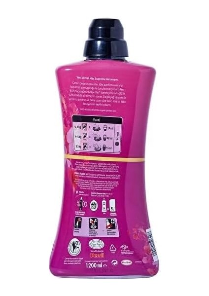 Vernel Supreme Blossom Yumuşatıcı 1.2 Litre
