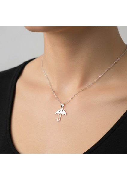 925 Ayar gümüş kolye şemsiye SM8751 fırsatları