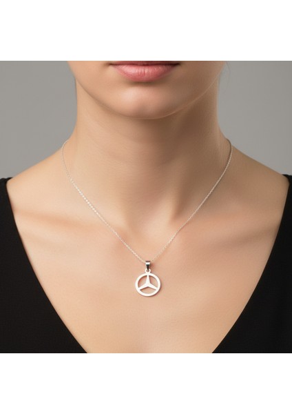 925 Ayar gümüş kolye Benz SM9136 fırsatları