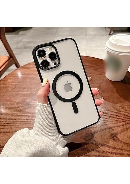 Aks 14 Için Kablosuz Şarj ile Uyumlu, Kamera Lens Korumalı Kılıf Siyah fiyatları