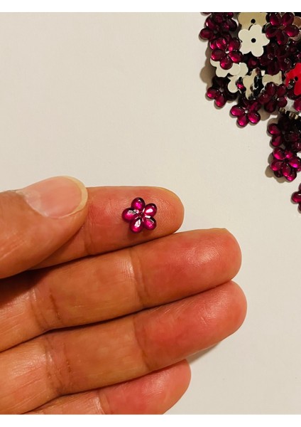 Papatya Işleme Pul. Paket Içi Tahmini 230 Adet. Renk: Yakut. modelleri