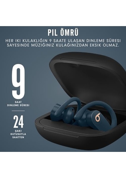Pro Tümüyle Kablosuz Kulak Içi Kulaklık - H1 Kulaklık Çipi, 1 Bluetooth®, 9 Saat Dinleme Süresi, Tere Dayanıklı Kulaklıklar - Lacivert fiyatları