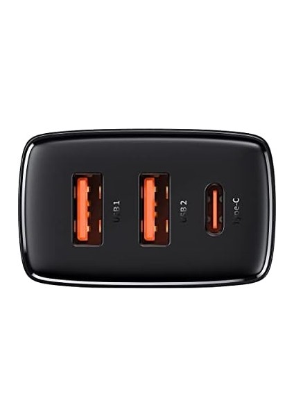 Compact 30W 2 USB + Type-C Çıkışlı Hızlı Şarj Başlığı CCXJ-E01 fiyatları