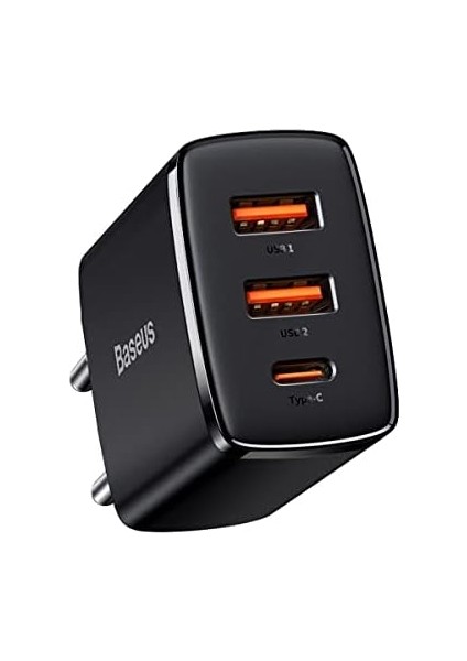 Compact 30W 2 USB + Type-C Çıkışlı Hızlı Şarj Başlığı CCXJ-E01 modelleri